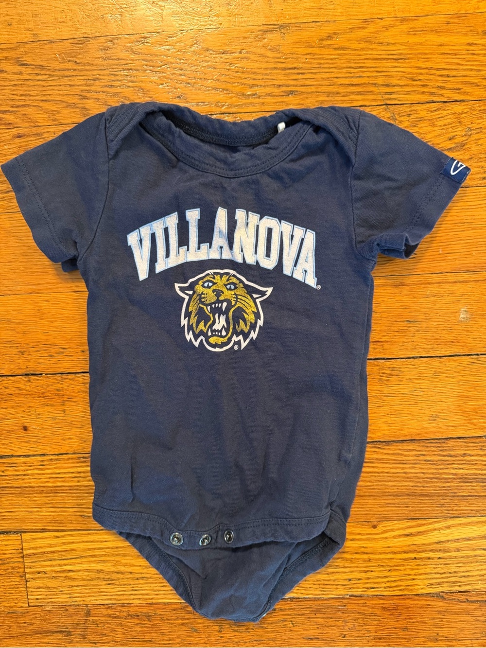 Villanova Navy Baby Onsie
